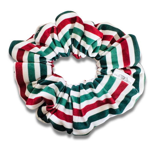 Yuletide Stripes Scrunchie