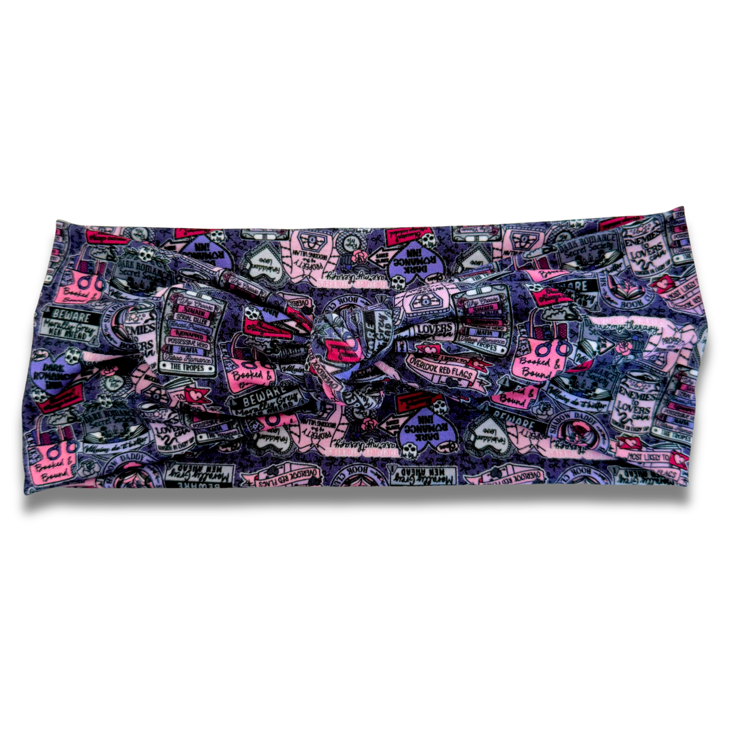 Forbidden Love Sweetheart Headband (or removable tie option) Sewing Sweethearts Sweetheart with Removable Tie
