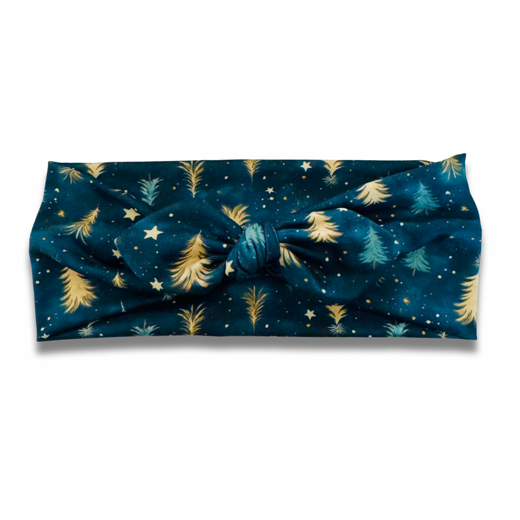 Golden Trees Sweetheart Headband (or removable tie option)