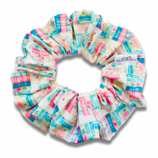 Summer Library Scrunchie Sewing Sweethearts