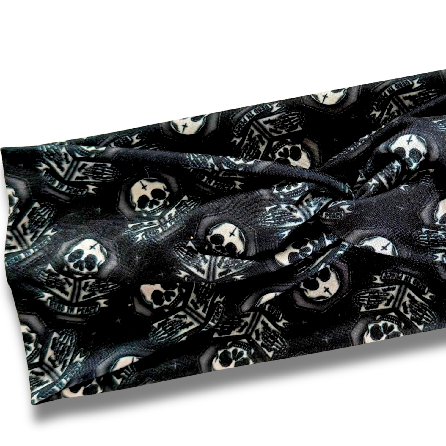Read in Peace Sweetheart Headband (or removable tie option) Sewing Sweethearts