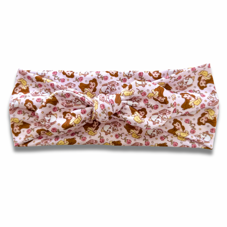 Beauty Princess Sweetheart Headband (or removable tie option) Sewing Sweethearts Sweetheart with Removable Tie
