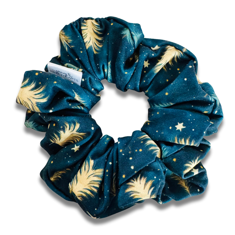 Golden Trees Scrunchie