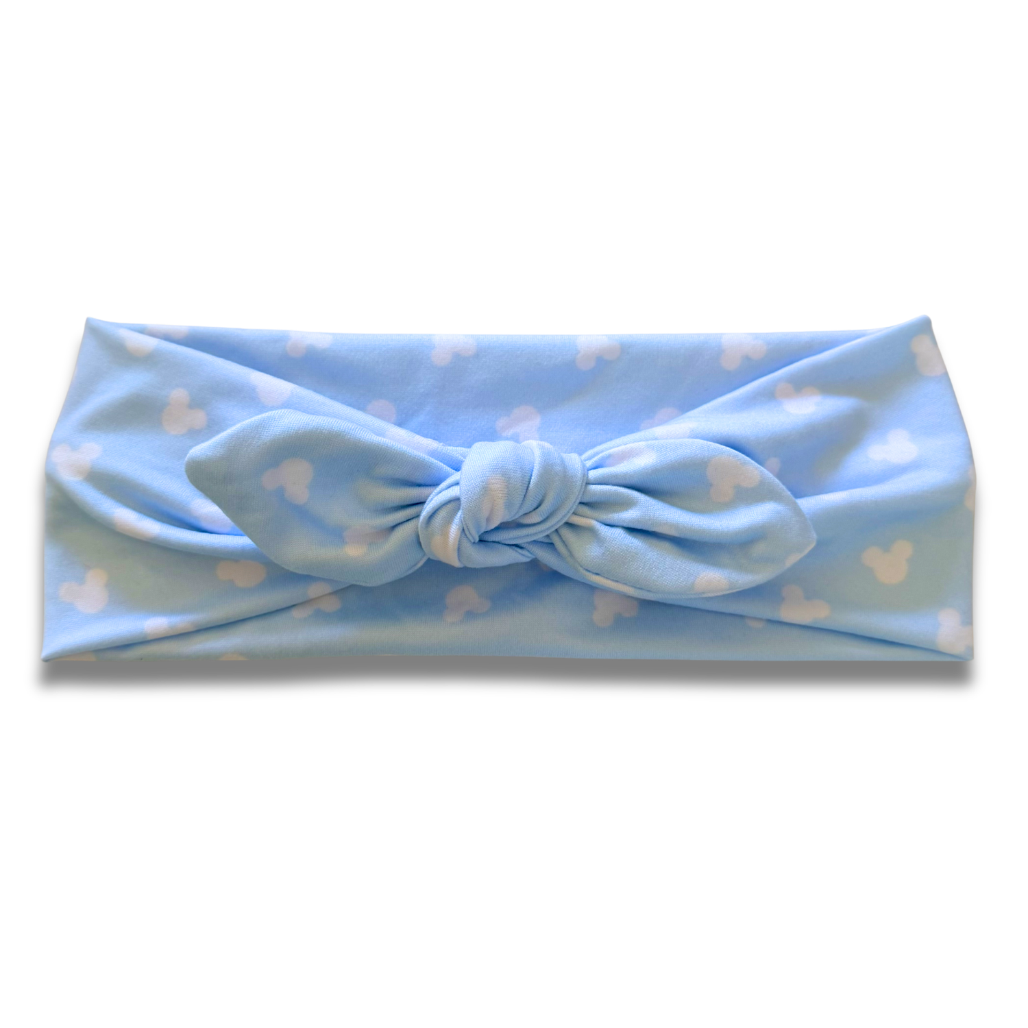 Blue Mouse Sweetheart Headband (or removable tie option) Sewing Sweethearts Sweetheart with Removable Tie