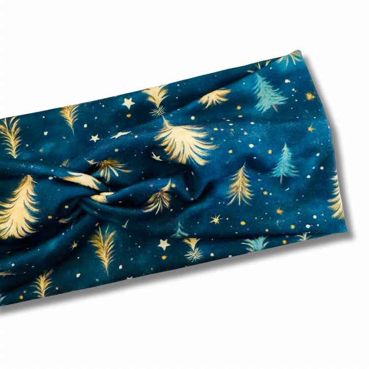 Golden Trees Sweetheart Headband (or removable tie option)
