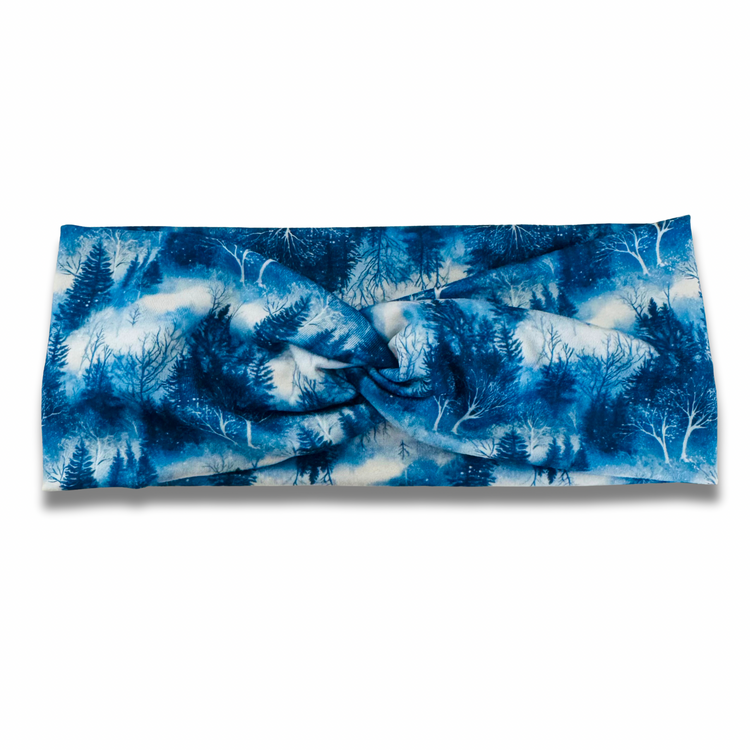 Winter Forest Sweetheart Headband (or removable tie option)