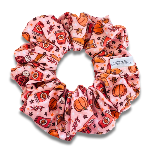 Fall Girl Scrunchie Sewing Sweethearts