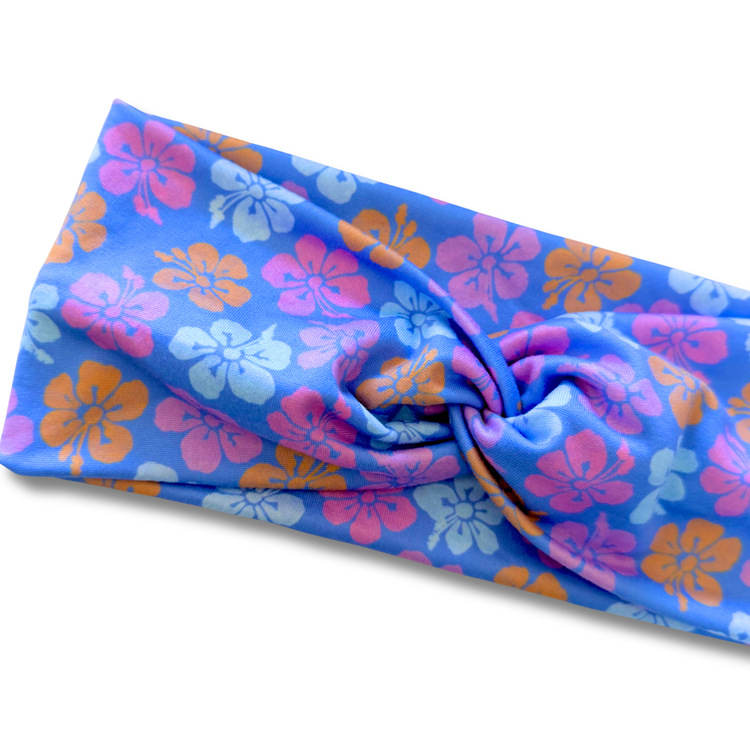 Aloha Blooms Sweetheart Headband (or removable tie option) Sewing Sweethearts
