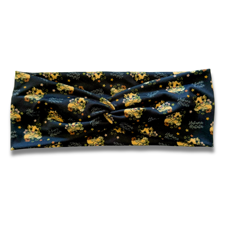 Hakuna Sweetheart Headband (or removable tie option) Sewing Sweethearts Sweetheart