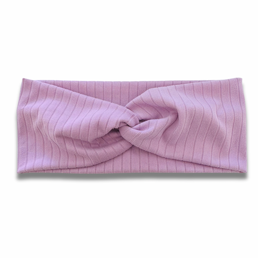 Light Purple Ribbed Sweetheart Headband Sewing Sweethearts