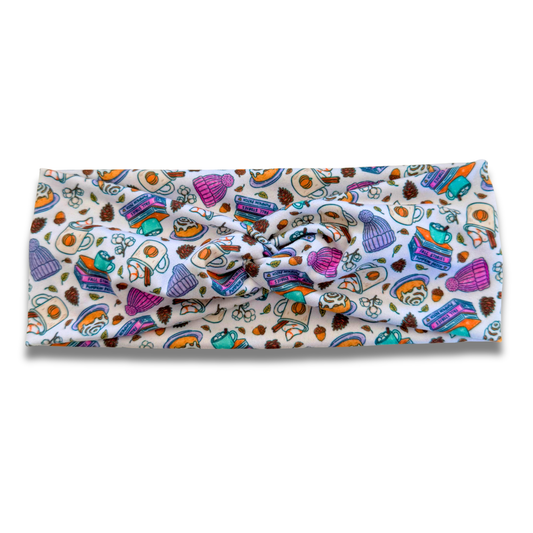 Fall Stories Sweetheart Headband (or removable tie option) Sewing Sweethearts Sweetheart