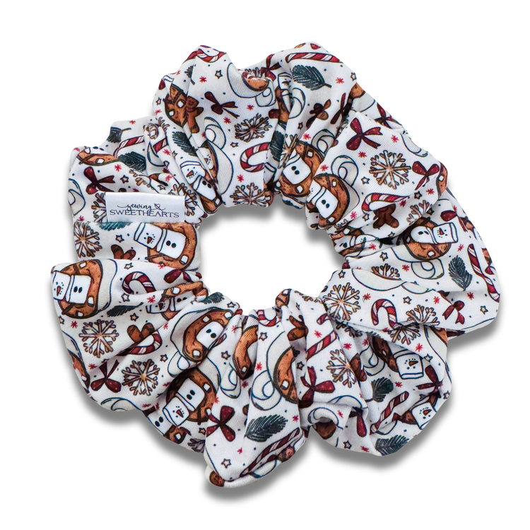 Hot Cocoa Scrunchie Sewing Sweethearts