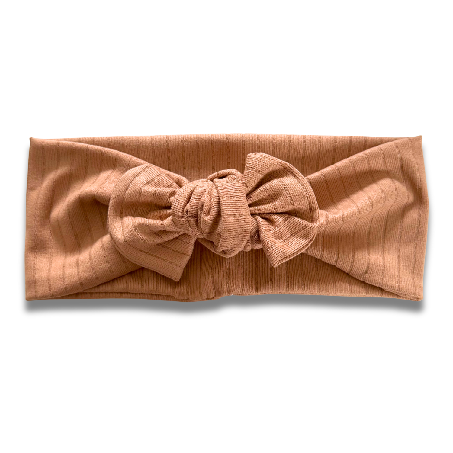 Caramel Ribbed Sweetie Headband Sewing Sweethearts