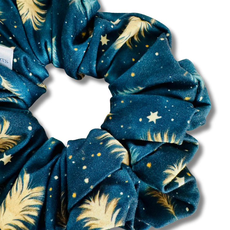 Golden Trees Scrunchie