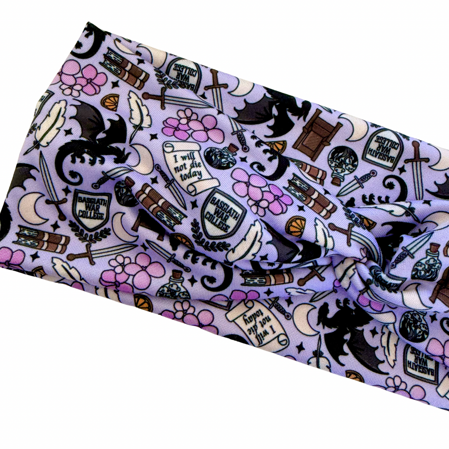 4th Wing (v.3) Sweetheart Headband (or removable tie option) Sewing Sweethearts