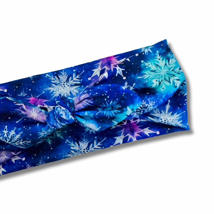 Snow is Glistening Sweetheart Headband (or removable tie option)