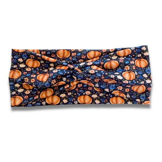 Pumpkin Night Garden Sweetheart Headband Sewing Sweethearts