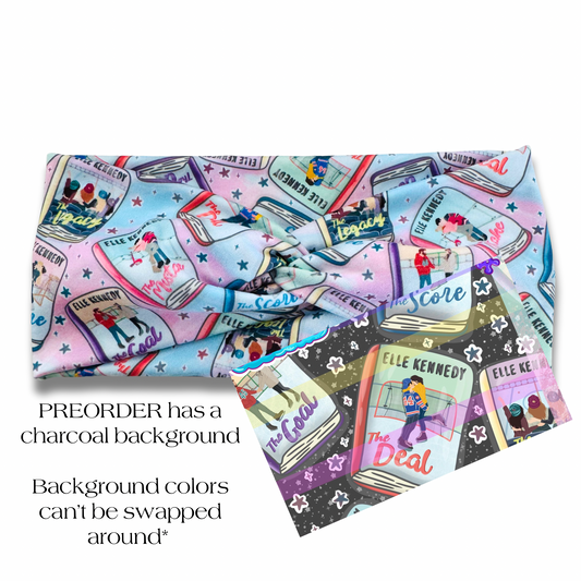 Kennedy CHARCOAL BACKGROUND COLOR Sweetheart Headband Sewing Sweethearts