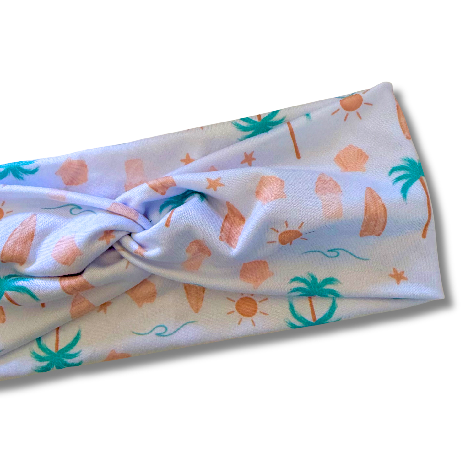 At The Beach Sweetheart Headband (or removable tie option) Sewing Sweethearts