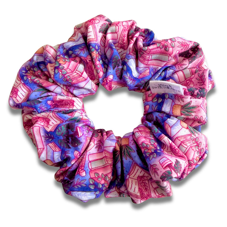Plants & Books Scrunchie