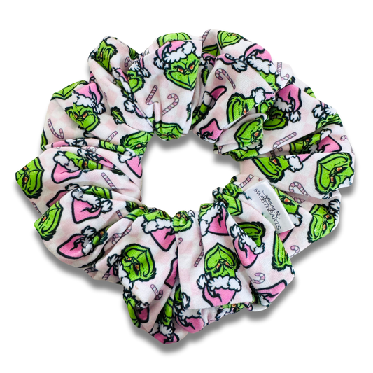 Grinchy Greetings Scrunchie
