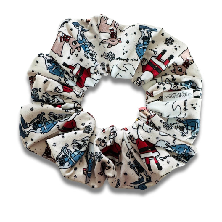 Classic Holiday Movies Scrunchie  Sewing Sweethearts   