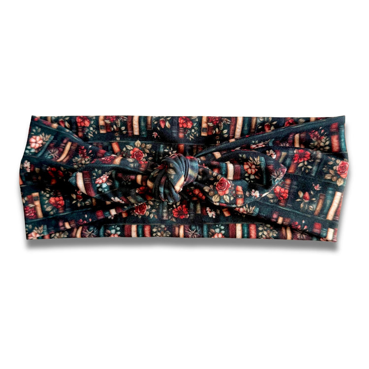 Library Sweetheart Headband (or removable tie option) Sewing Sweethearts Sweetheart with Removable Tie