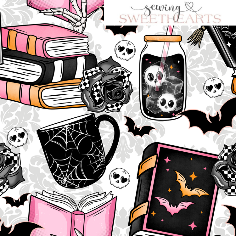 Spooky Books Minky Blanket PREORDER (~4 weeks before shipping)