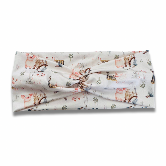 Piggie Sweetheart Headband (or removable tie option) Sewing Sweethearts Sweetheart