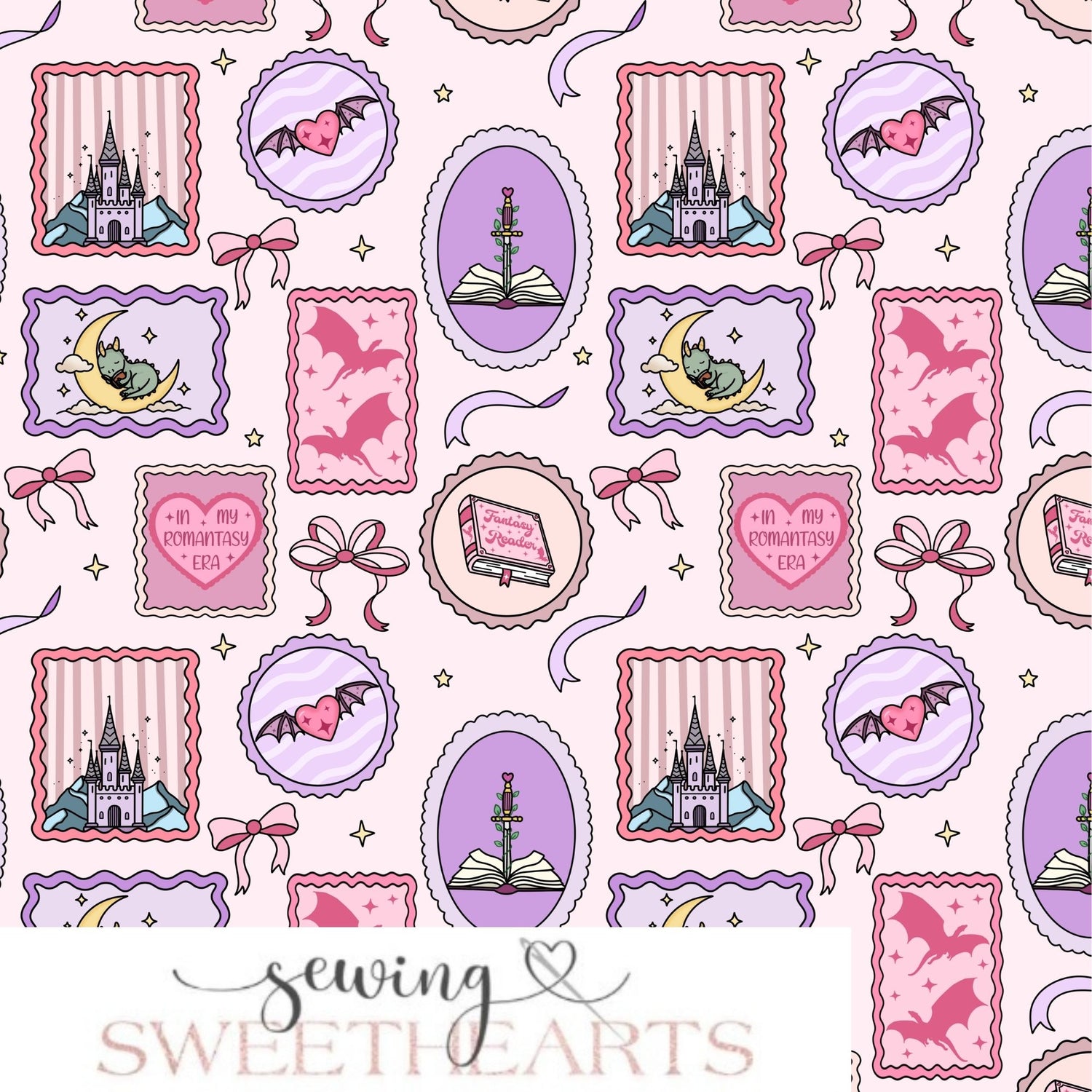 Romantasy Minky Blanket PREORDER (~4 weeks before shipping) Sewing Sweethearts