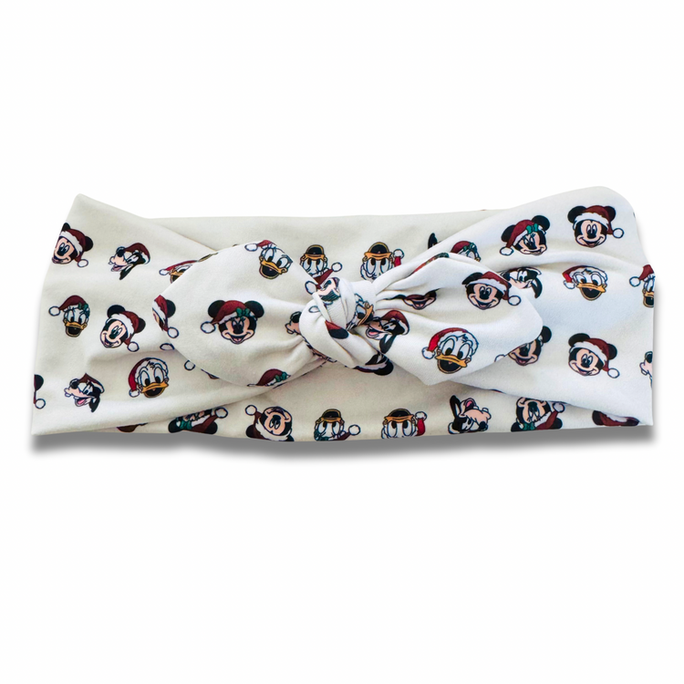 Merry Mousemas Sweetheart Headband (or removable tie option)