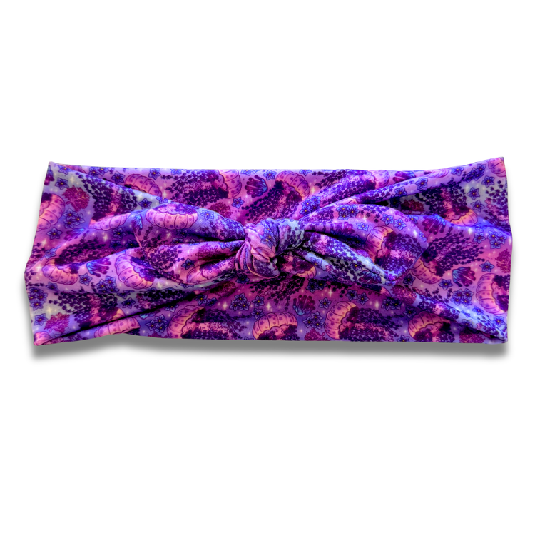 Jellyfish Sweetheart Headband (or removable tie option) Sewing Sweethearts Sweetheart with Removable Tie