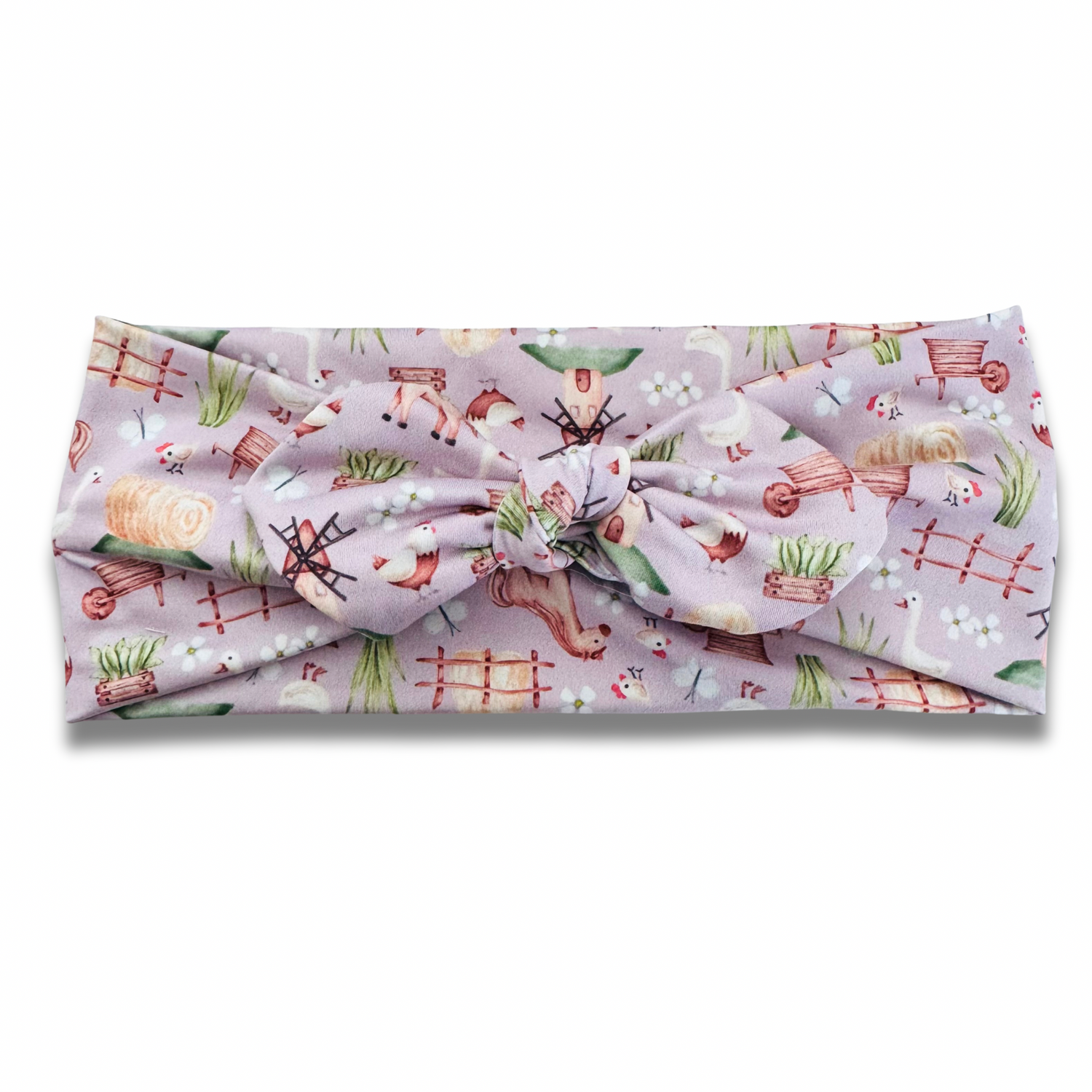 Farm Life Sweetheart Headband (or removable tie option) Sewing Sweethearts Sweetheart with Removable Tie