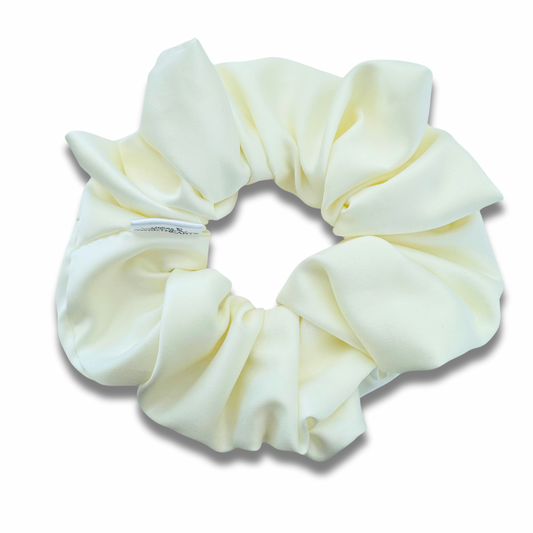 Ivory Satin Scrunchie Sewing Sweethearts