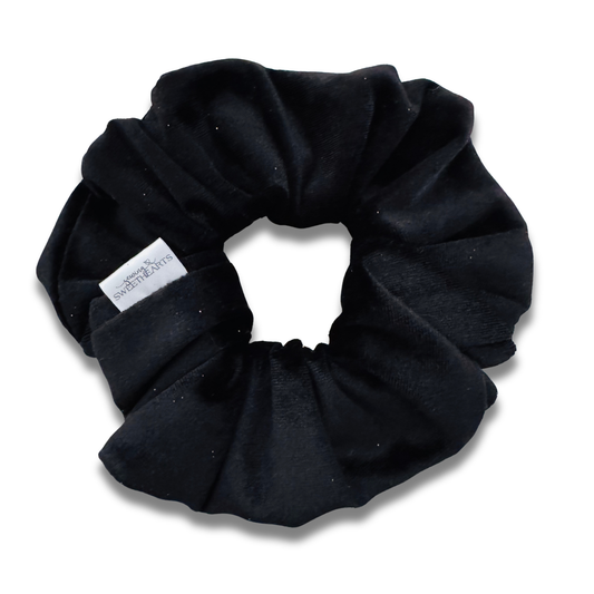 Black Velvet Scrunchie Sewing Sweethearts