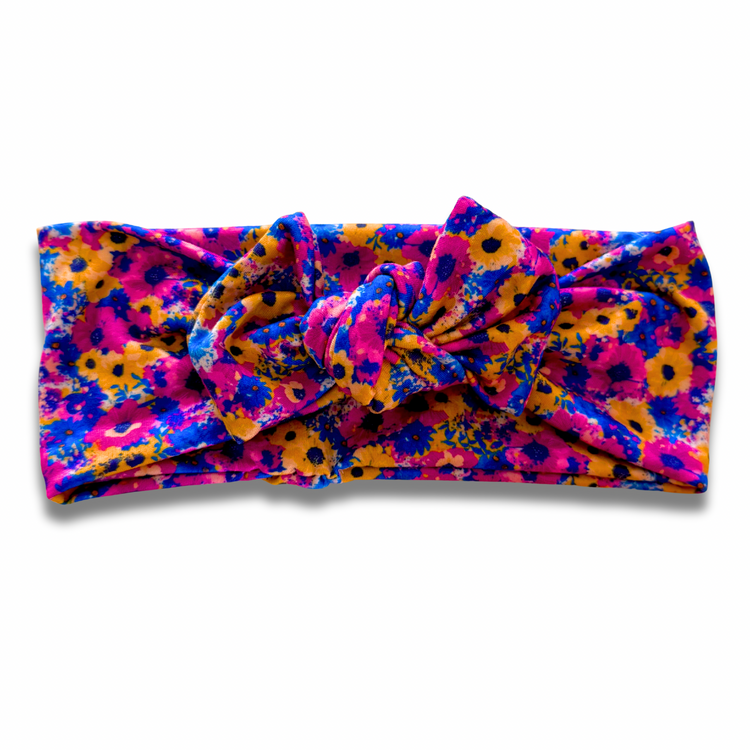 Bright Blooms Sweetie Headband Sewing Sweethearts