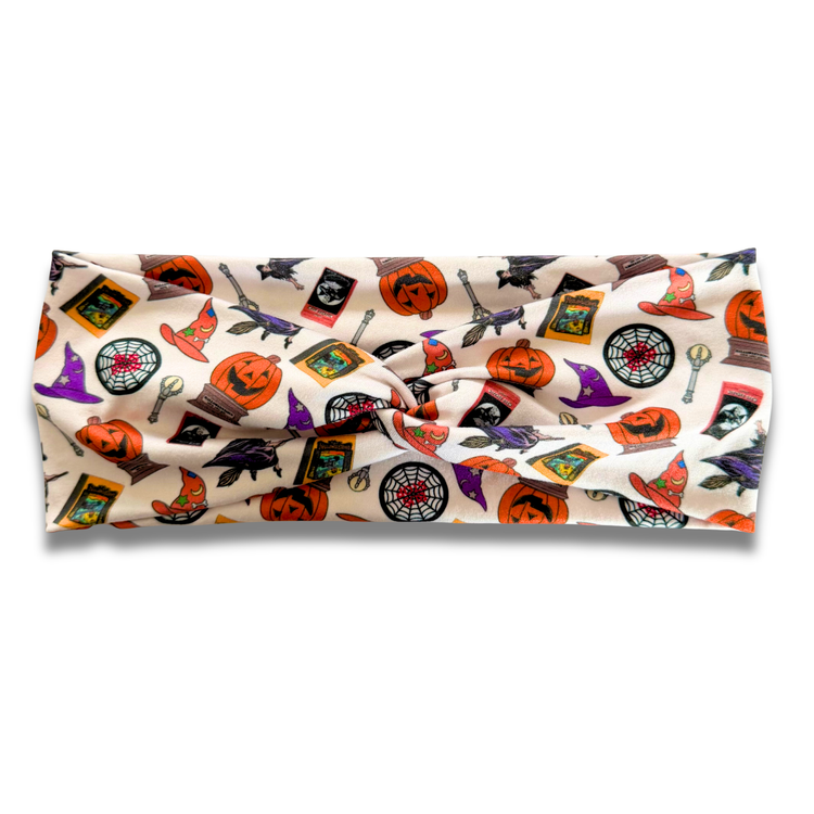 Halloween University Sweetheart Headband (or removable tie option) Sewing Sweethearts Sweetheart