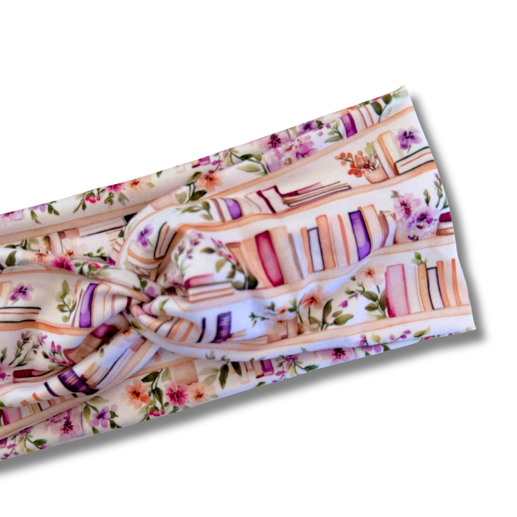Violet Library Sweetheart Headband (or removable tie option) Sewing Sweethearts