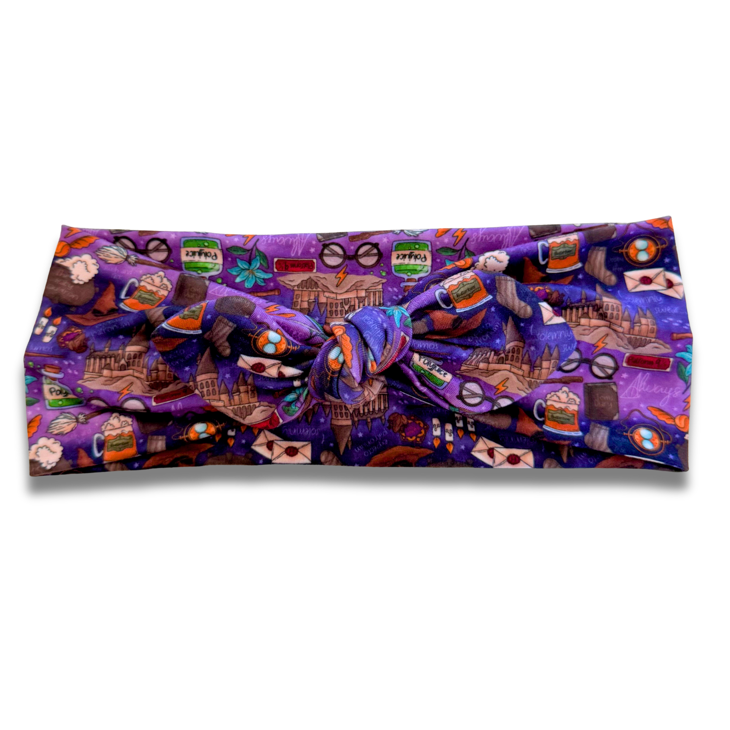 Wizards (v2) Sweetheart Headband (or removable tie option) Sewing Sweethearts Sweetheart with Removable Tie