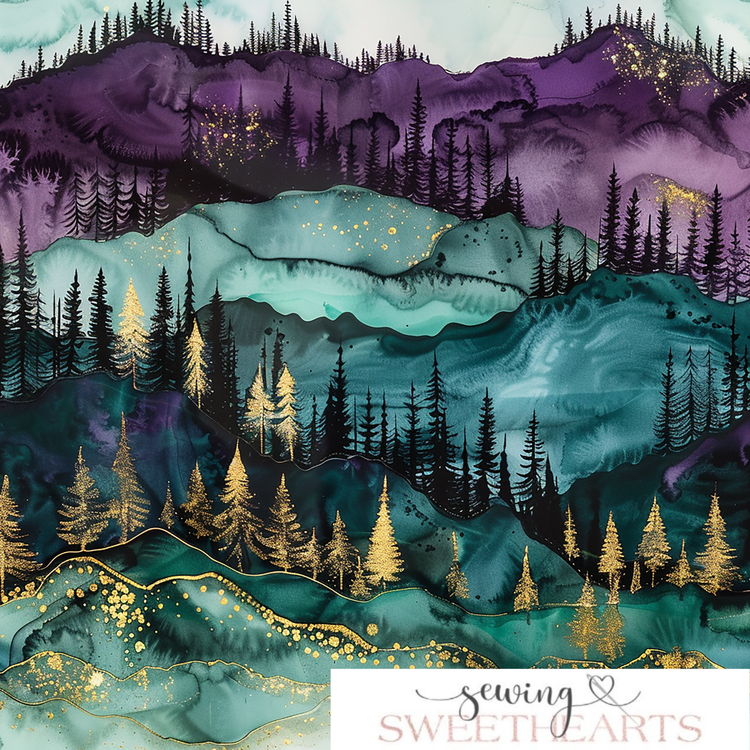 Mountains Minky Blanket PREORDER (~4 weeks before shipping)