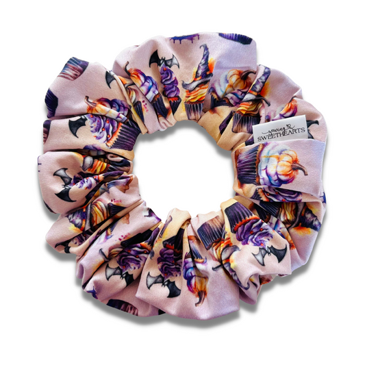 Spooky Cupcakes Scrunchie  Sewing Sweethearts   