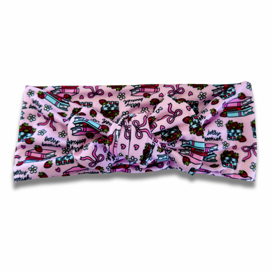 Berry Bookish Sweetie Headband Sewing Sweethearts