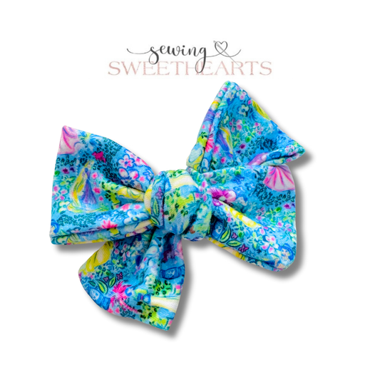 Floral Princesses Bow Sewing Sweethearts
