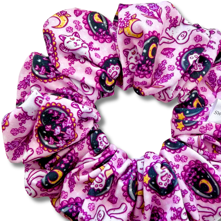 Celestial Cats Scrunchie Sewing Sweethearts