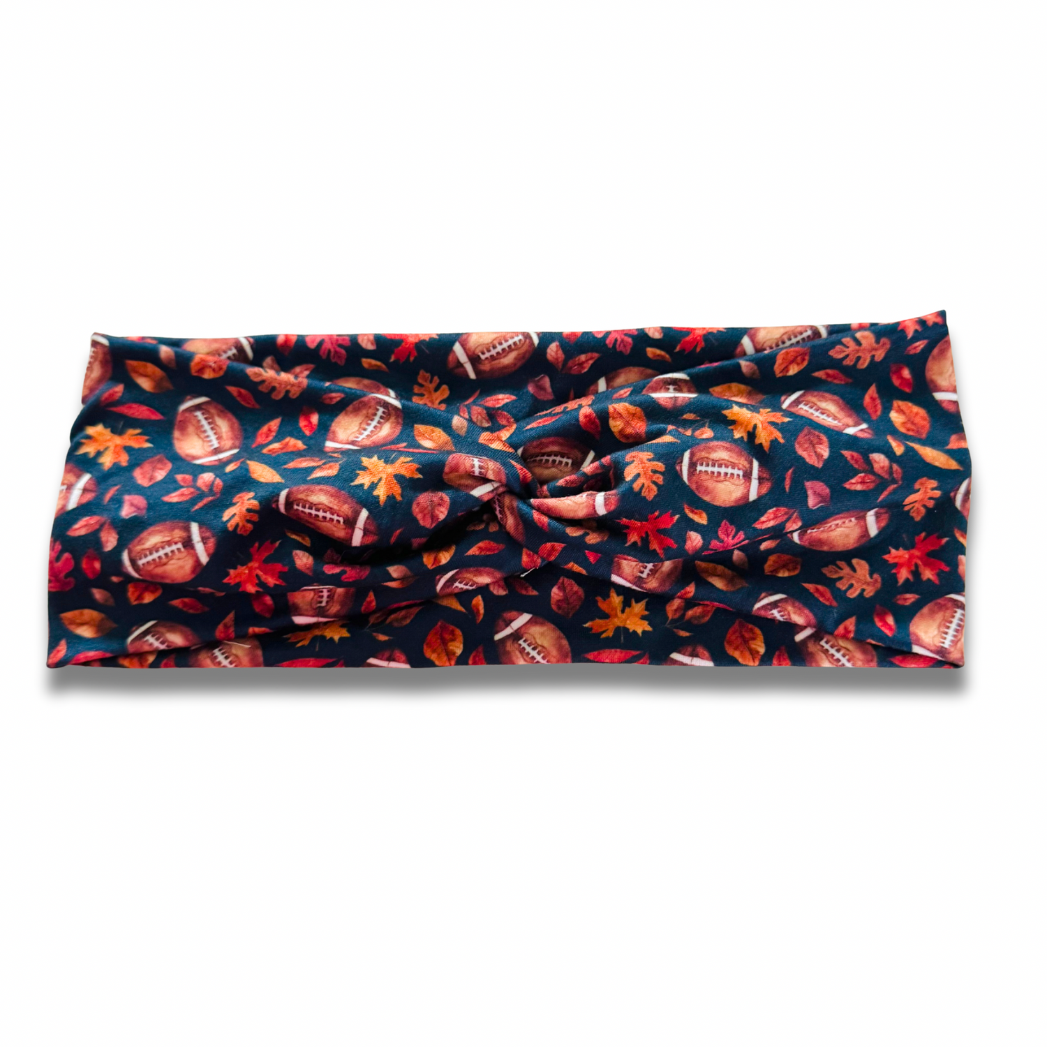 Fall Football Sweetheart Headband (or removable tie option) Sewing Sweethearts Sweetheart