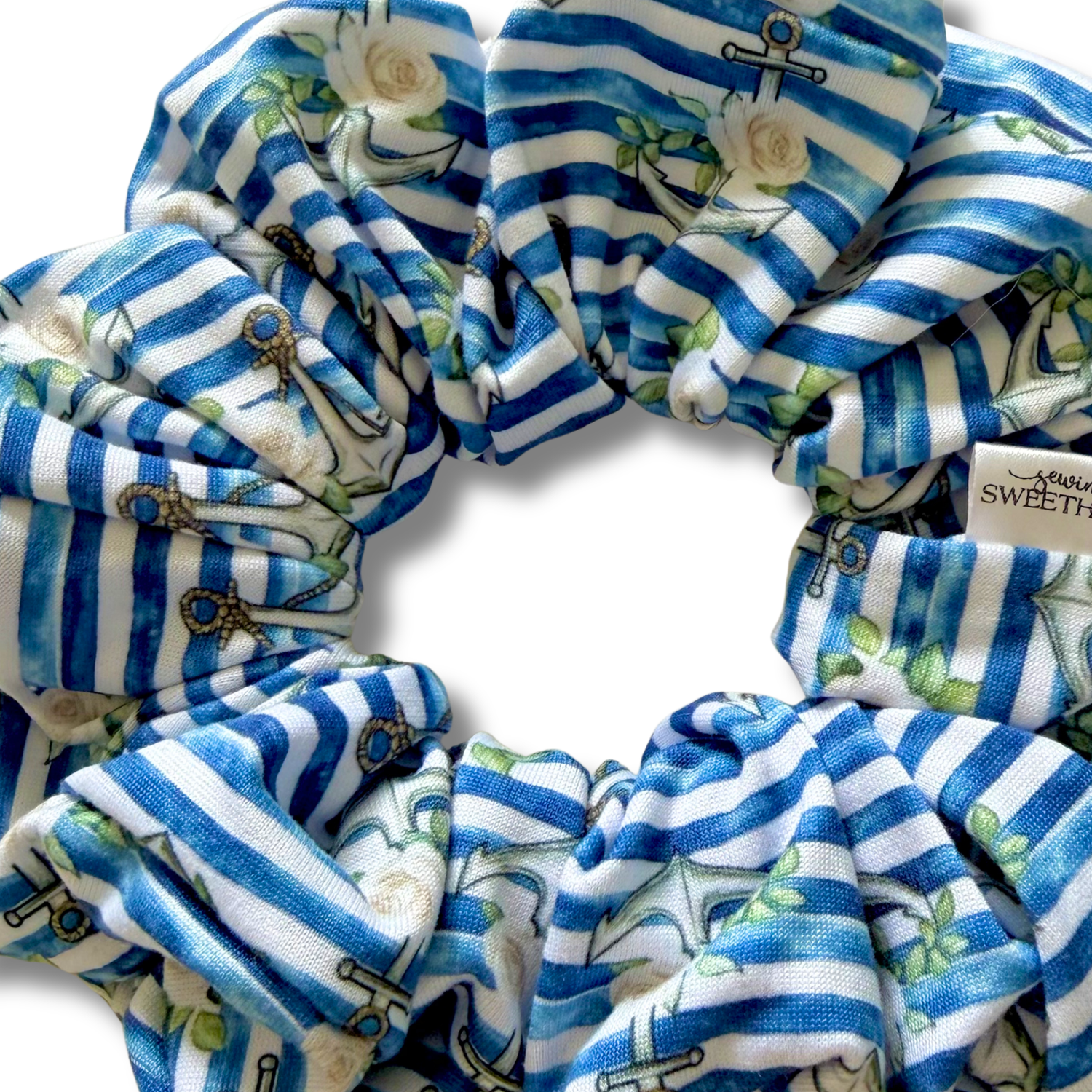 Anchors Scrunchie Sewing Sweethearts