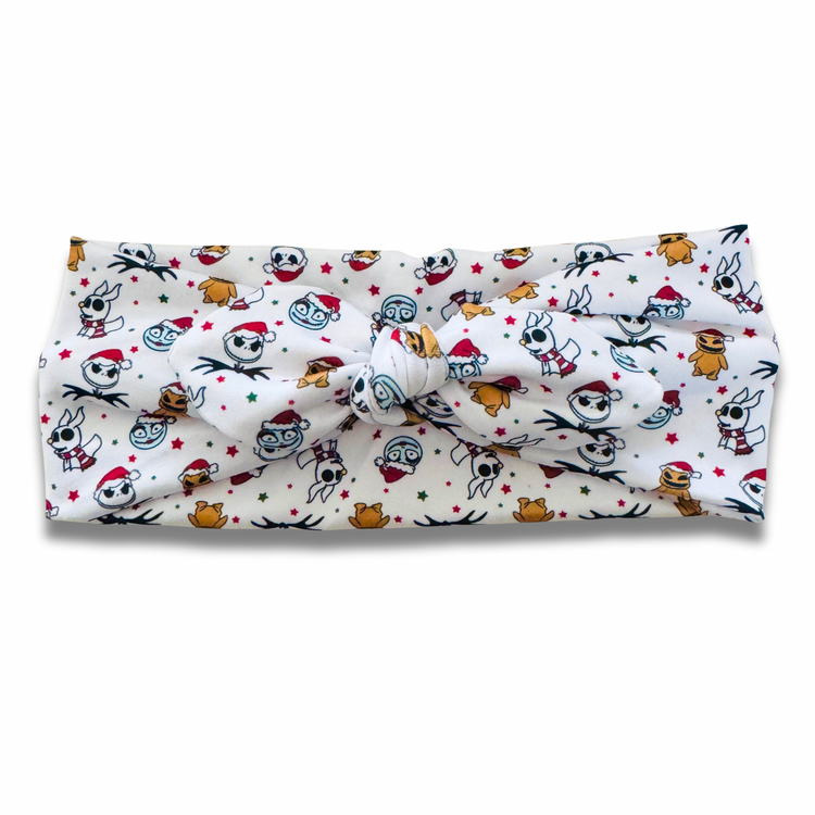 Christmas Town Sweetheart Headband (or removable tie option)