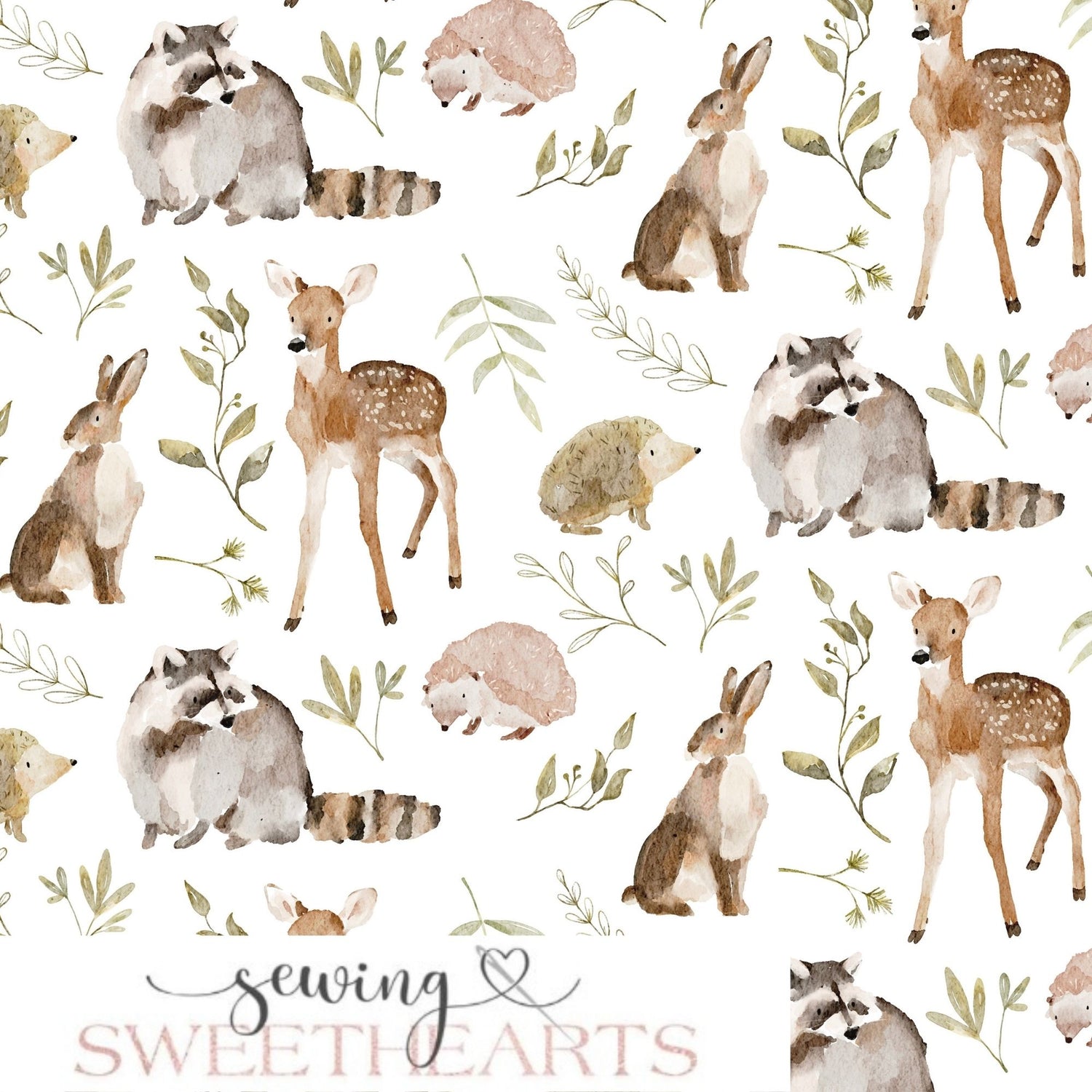 Woodland Minky Blanket PREORDER (~4 weeks before shipping) Sewing Sweethearts