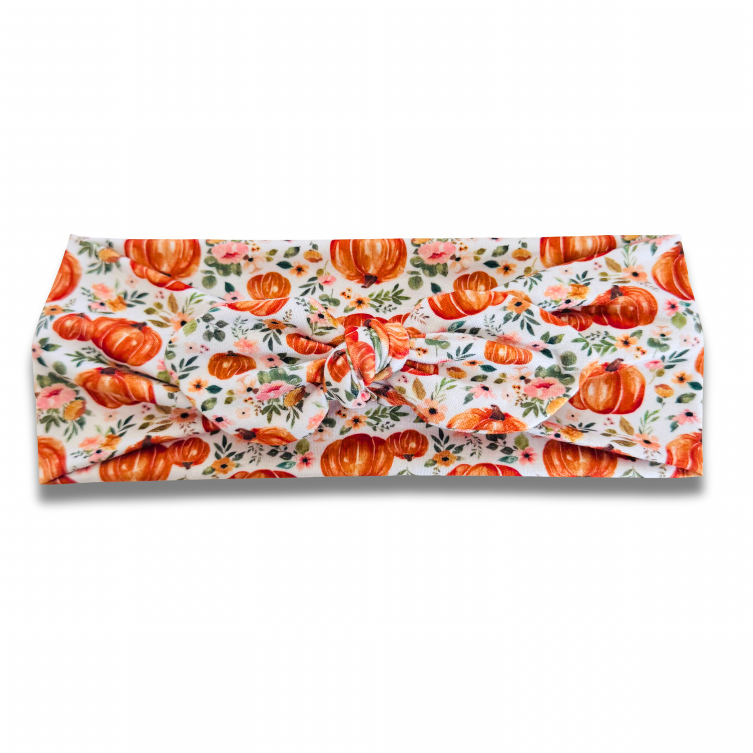 Pumpkins Garden Sweetheart Headband (or removable tie option) Sewing Sweethearts Sweetheart with Removable Tie