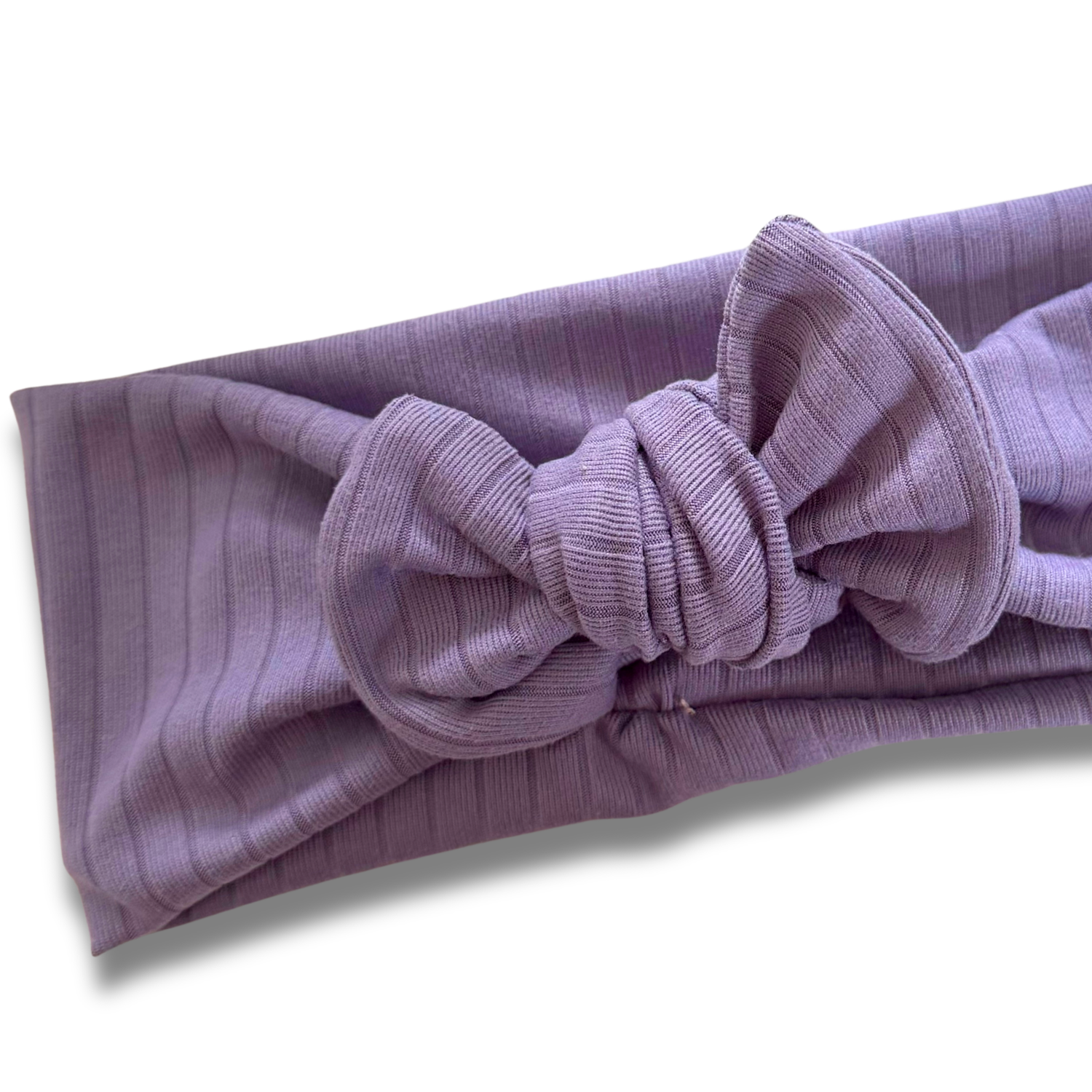 Dark Lavender Ribbed Sweetie Headband Sewing Sweethearts